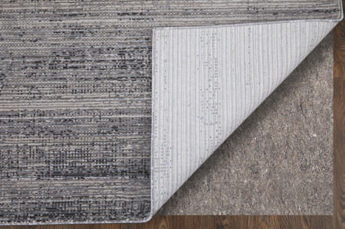 9' X 13' Gray Ivory And Taupe Area Rug - 606114987796