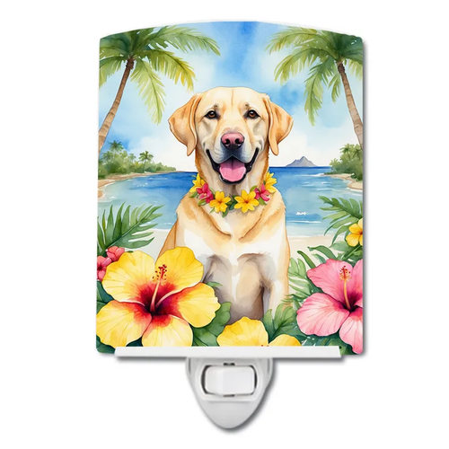Yellow Ceramic Night Light - 198453423405