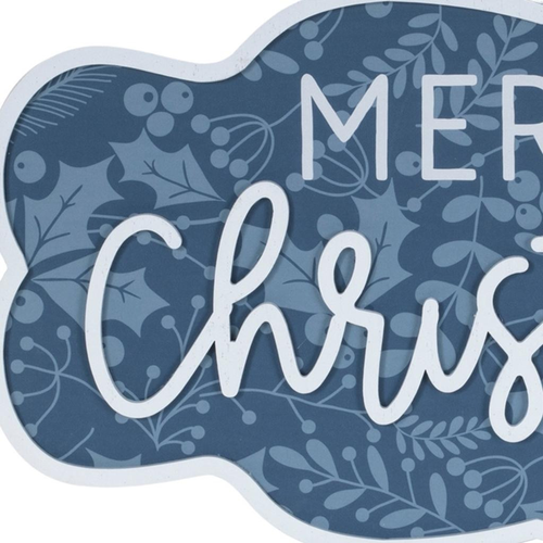 Christmas Home For The Holidays Wood Wall Decor - 880016743685