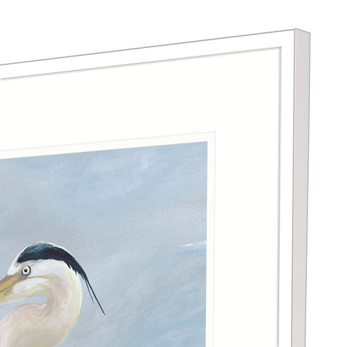 Coastal Calm II White Framed Print Wall Art - 608219275303