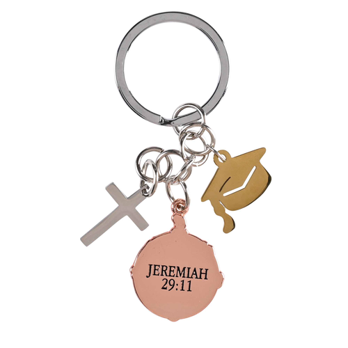 Keyring Grad Cap Compass Cross - 603799692373