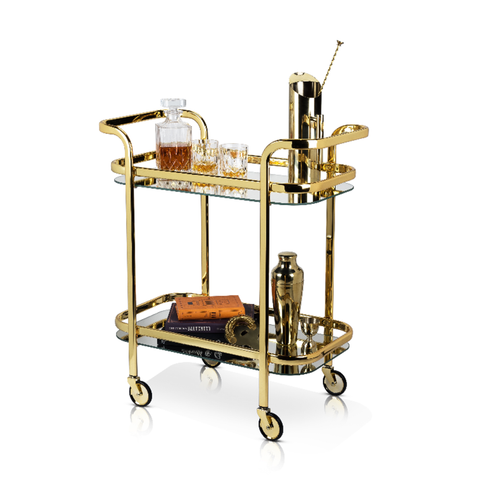 Gold Bar Cart By Viski - 842094158911