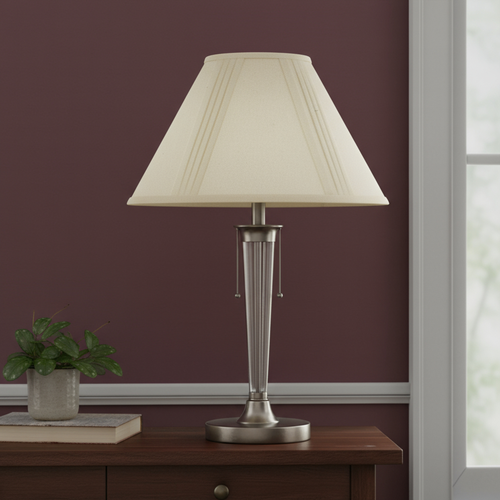 Linen Pleated Empire Lamp Shade - 880016860115