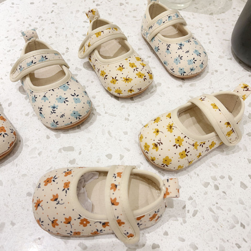 Floral Design Baby Girl Toddler Shoes - 643491106167