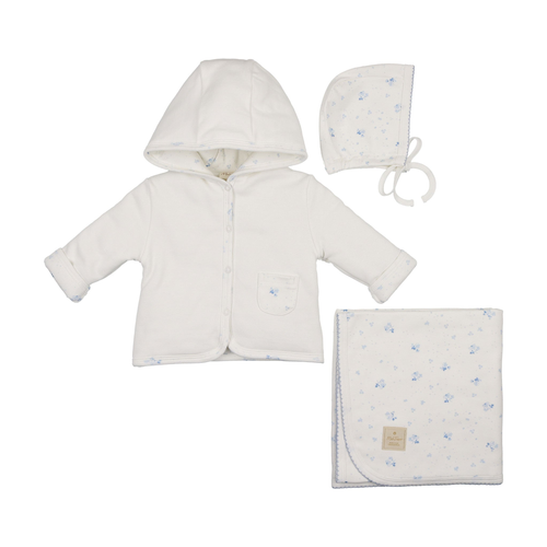 Scattered Blossoms Jacket Layette Set - 735525890972