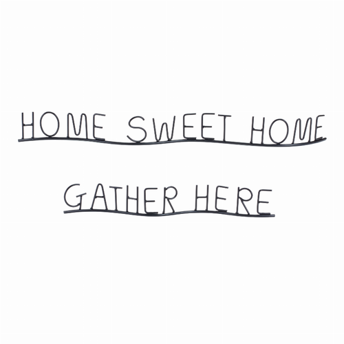 Gather and Home (Set of 4) 15"L x 2.25"H, 22.5"L x 2.5"H Metal - 746427857253