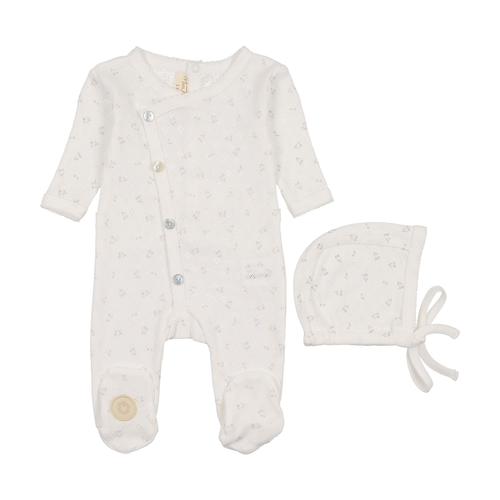 Spray of Berries Footie & Hat Set - 735525891078