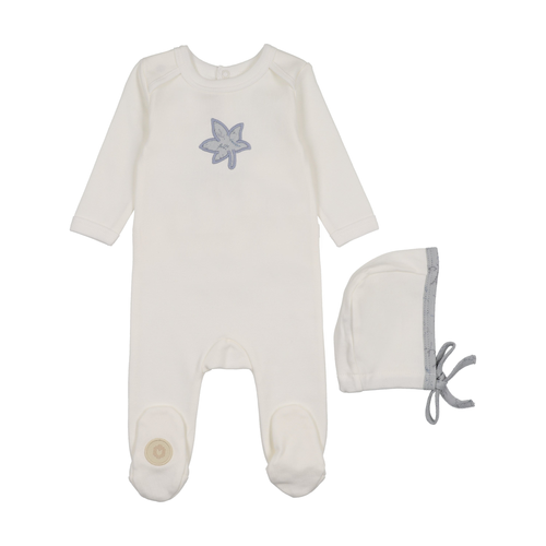 Blooming Leaf Footie & Hat Set - 735525898602