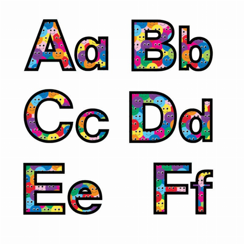 Smiley Faces Punch-Out Letters - 081187100103