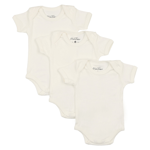 Short Sleeve Modal Onesie, Unisex (3-Pack) - 738019469593