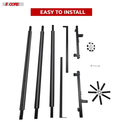 Multi Guitar Rack Stand Floor 7 Slot Adjustable Flying V Guitars Holder - 810099496956