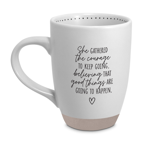 Mug Inspire She Gathered Courage  - 667665580072