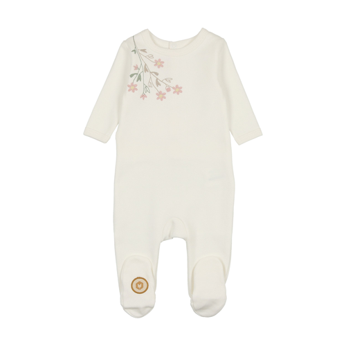 Budding Blossoms Footie, Girls - 738019491631
