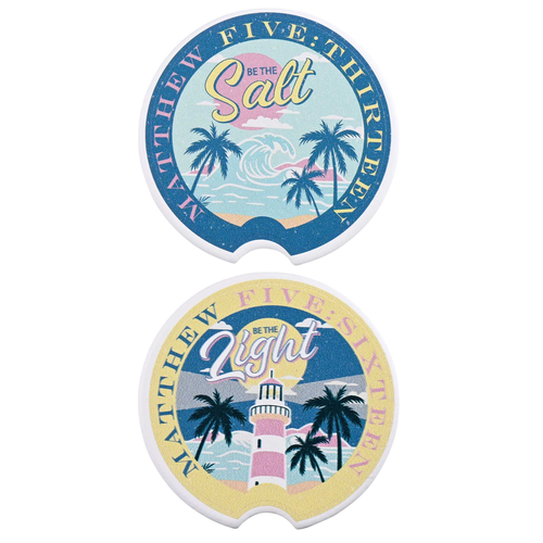 Car Coaster Be The Salt Be The Light 2Pk - 603799750110