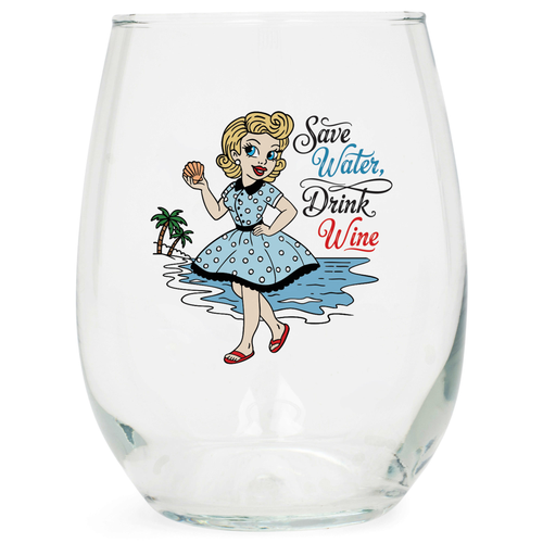 Wine Glass Save Water Drink Wine  - 603799759939