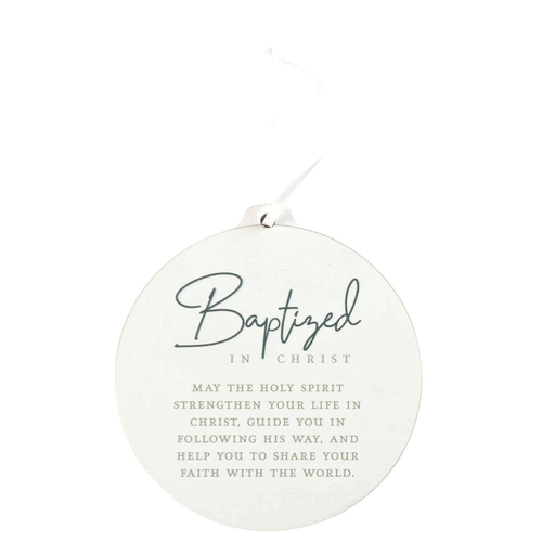 Ornament Baptized In Christ Mdf