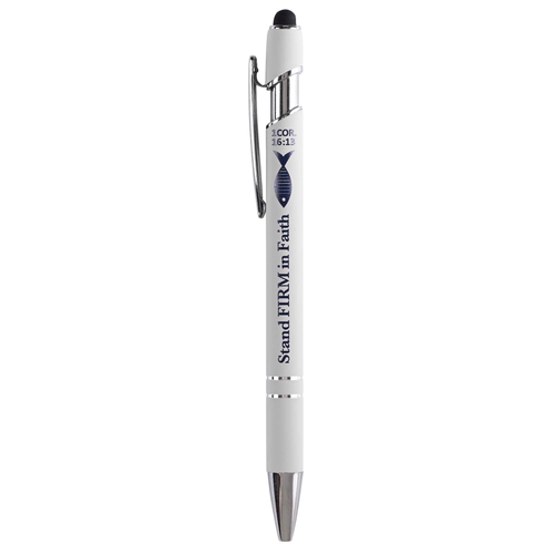 Pen Dad Stand Firm White Blue Fish - 603799691543