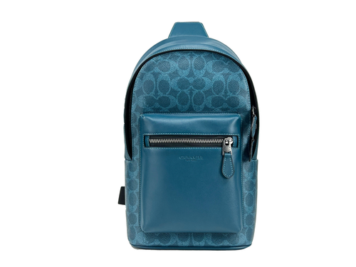 Coach West Leather Sling Pack Backpack Bag - 198685102017