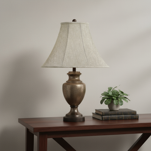 Linen Plain Bell Lamp Shade - 880016568400