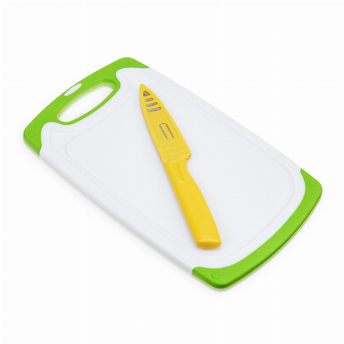 Small Cutting Board With Paring Knife Set By True - 842094182329