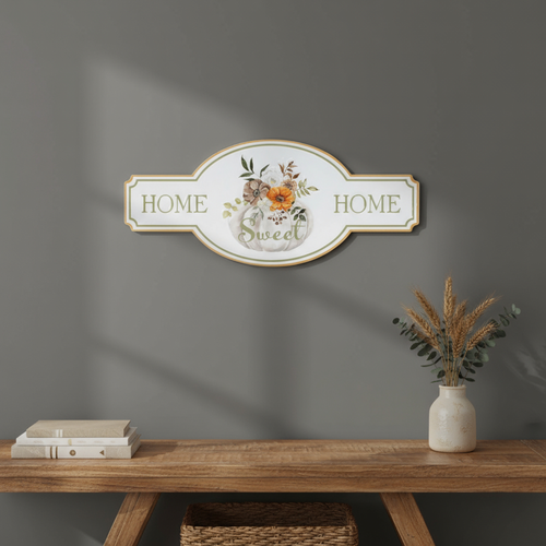 Metal Home Sweet Home Hanging Wall Decor - 880016456394