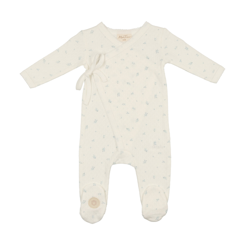 Leaf Print Wrap Footie - 738019502948