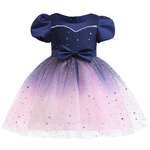 Baby Girl Frozen Elsa Princess Dress Birthday Tutu Formal Western Style Dress - 643491114971