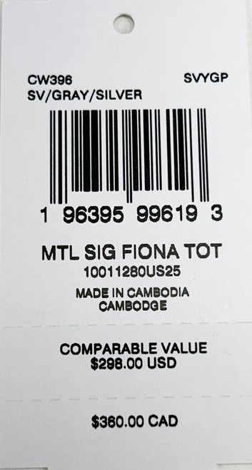 Coach Signature Fiona Zip Tote Bag - 196395996193