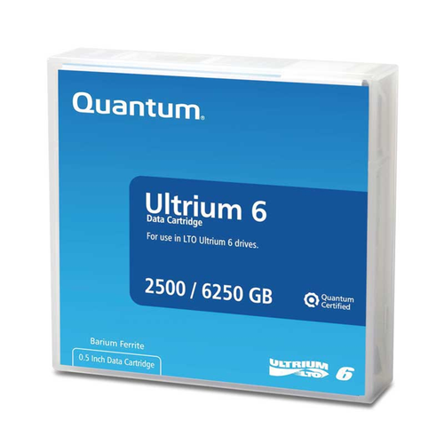 Quantum Tape, LTO, Ultrium-6, 2.5TB/6.25TB BARIUM FERRITE (BaFe) - 768268035881