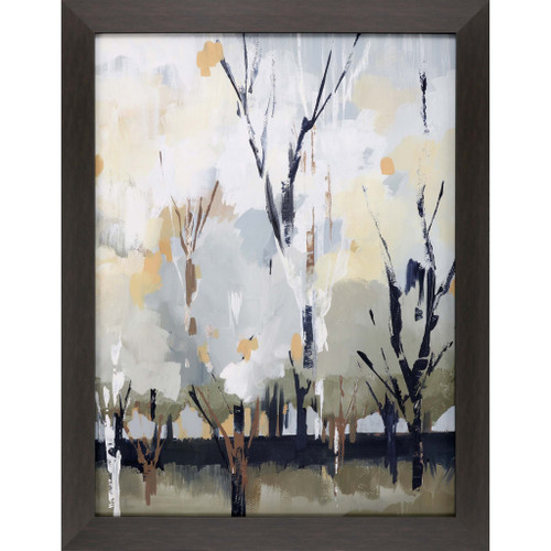 Silversong Birch I Brown Framed Print Wall Art - 606114867517