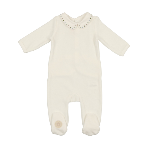 Dot to Dot Collared Footie - 738019499224