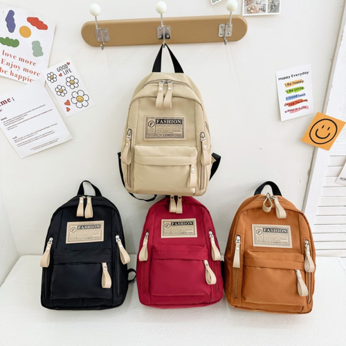 Preschool Children Lightweight And Portable Compact Canvas Backpack - 716252304468
