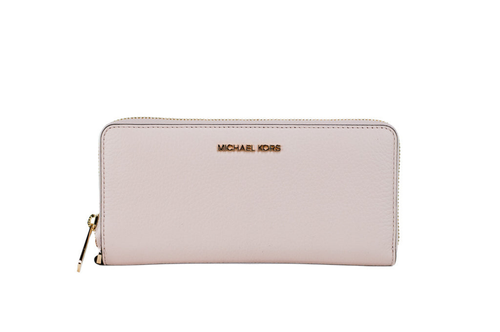 Michael Kors Jet Set Travel Powder Blush Continental Wristlet Wallet - 193599757926