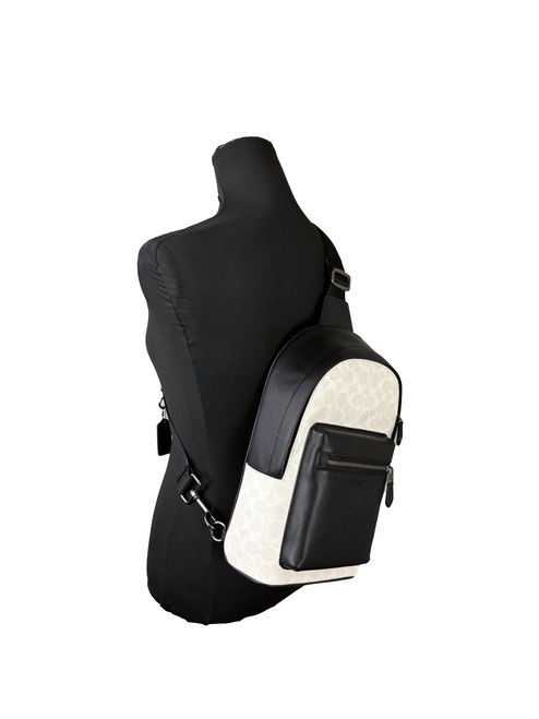 Coach West Leather Sling Pack Backpack Bag - 196395994458