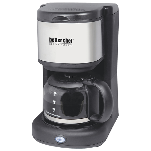 Better Chef 4-Cup Stainless Steel Coffeemaker - 636555991045