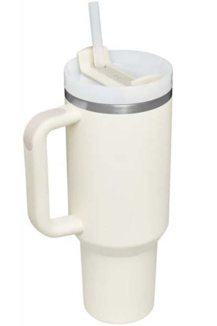 Stainless Steel Tumbler with Upgraded Handle and Straw - 400291806138