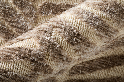 5' X 8' Taupe And Tan Animal Print Area Rug - 880024591933