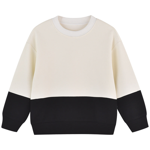 Baby Boy And Girl Colorblock Design Long Sleeve Pullover Hoodies - 643491102237