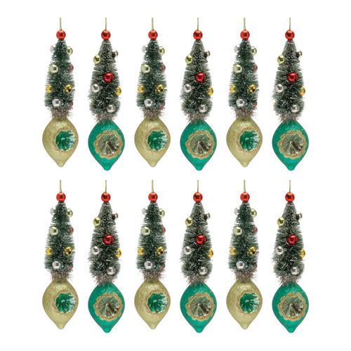 Pine Tree Reflector Drop Ornament  - 746427866095
