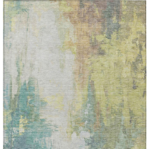 Abstract Washable Indoor Outdoor Area Rug