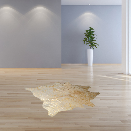 5' X 7' Natural Cowhide Area Rug - 614486173679