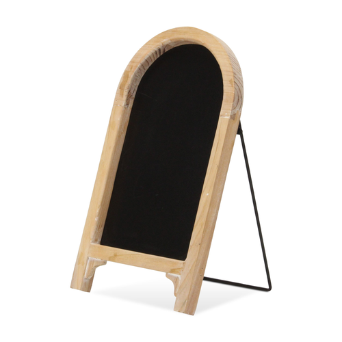 16" Natural Wood Tabletop Easel Chalk Board - 880016672824