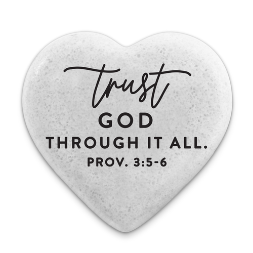 Heart Stone Trust God Through It All - 667665405122