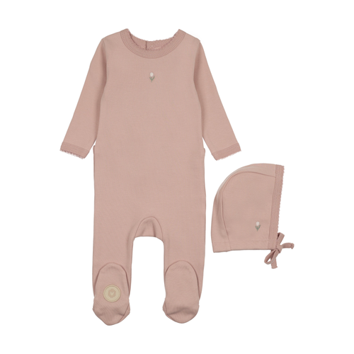 Blooming Girls Footie & Hat Set - 735525897513