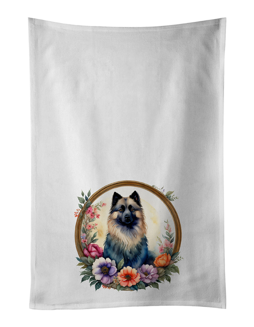 Frame of Flowers Kitchen Towel Set of 2 - 194030794470