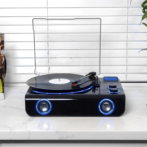 Victor Beacon Hybrid 5-in-1 Turntable System with Bluetooth & FM Radio - 840005018040