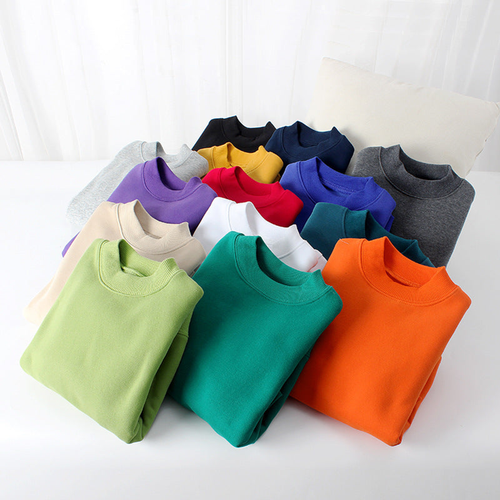 Baby Solid Color Thickened Autumn Basic Hoodies - 716252331129