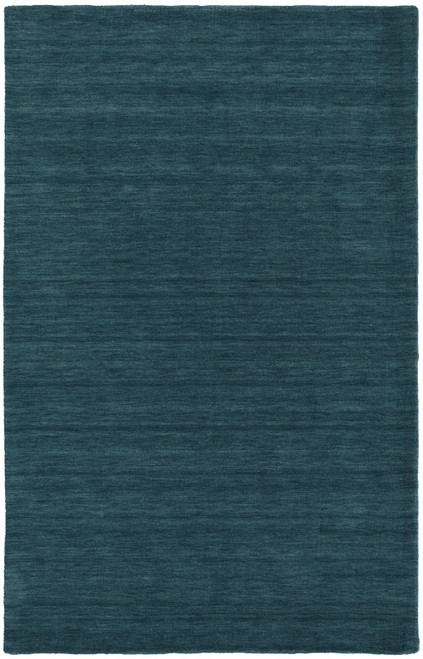 10' X 13' Blue Green Wool Hand Woven Area Rug