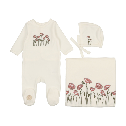 Pink Peonies Layette Set - 738019485036