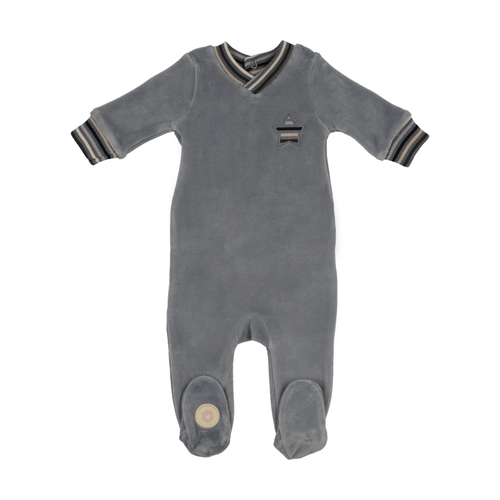 Striped Star Footie - 735525896028